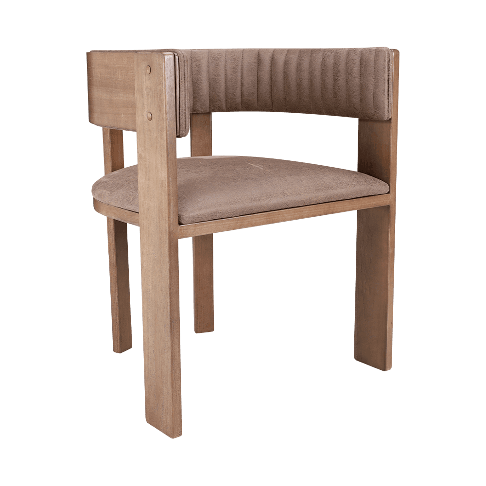 เก้าอี้รับประทานอาหารไม้เนื้อแข็งแบบวินเทจ