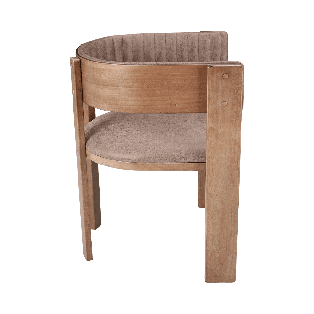 เก้าอี้รับประทานอาหารไม้เนื้อแข็งแบบวินเทจ