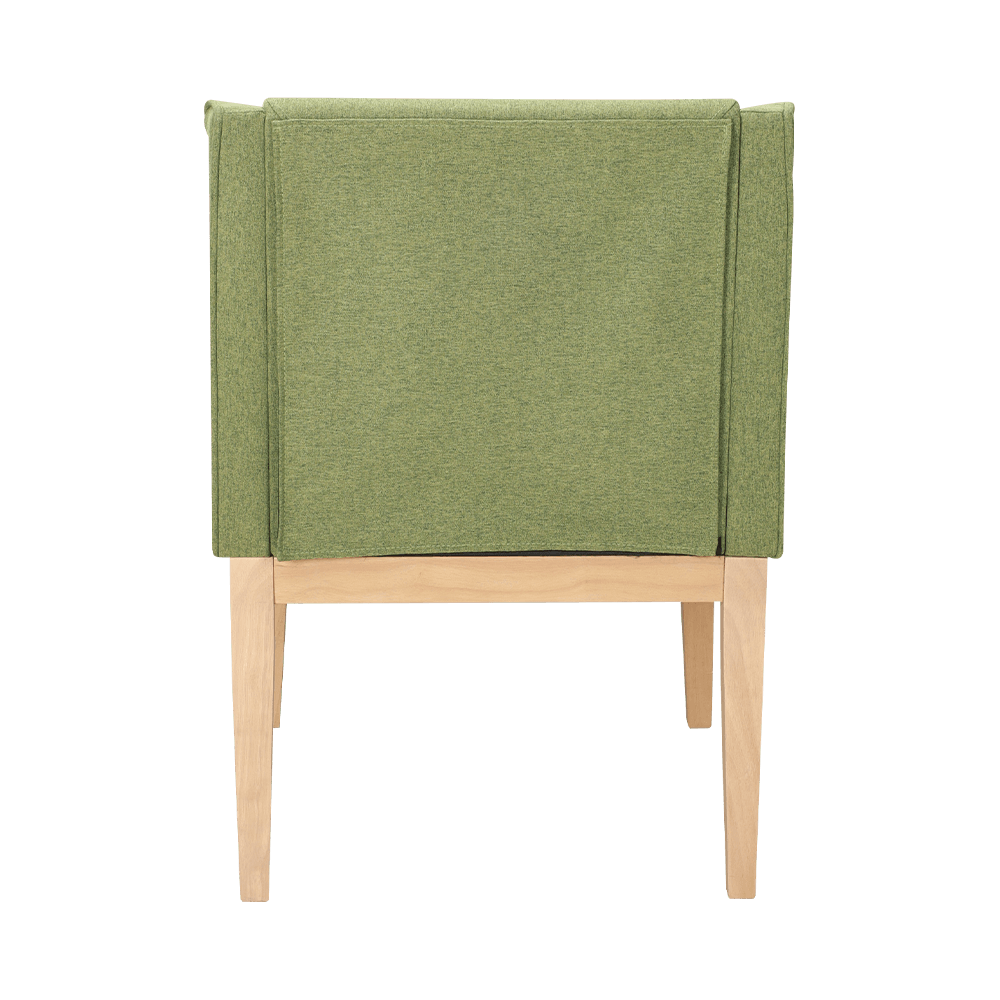 เก้าอี้รับประทานอาหารไม้เนื้อแข็งพร้อมที่วางแขน